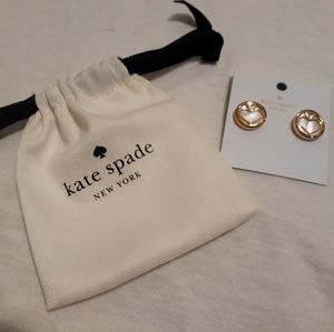 Kate Spade signature large stud earrings